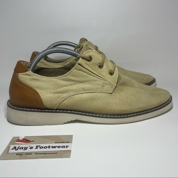 Skechers Shoes Skechers Parton Wilcon Mens Tan Oxfords Lace